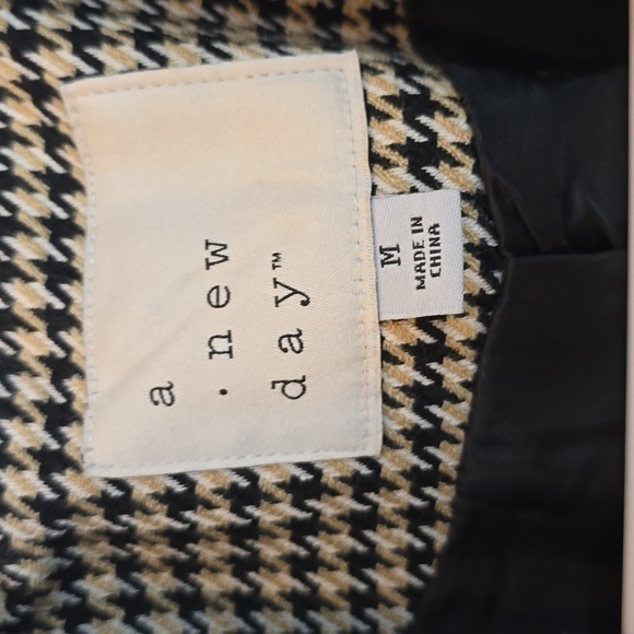 A New Day Houndstooth Print Dress Coat - Picture 8 of 8